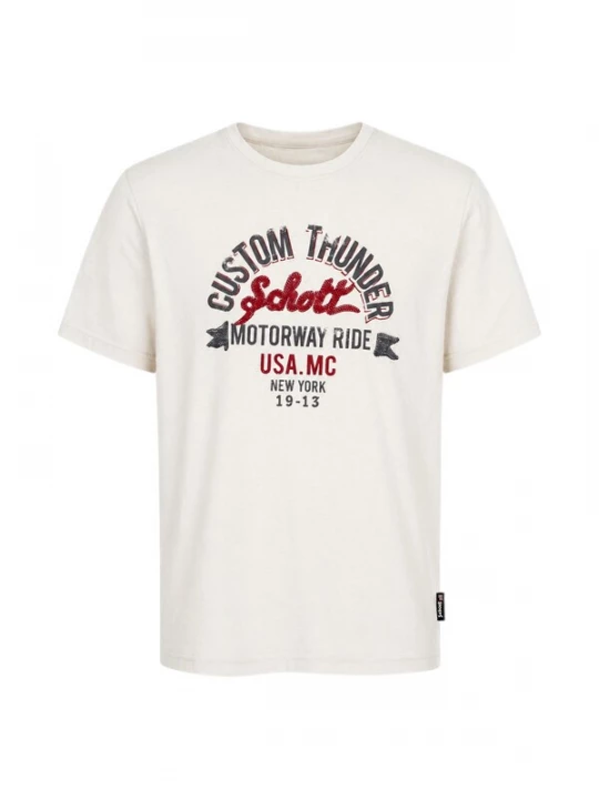 Foto van product Schott NYC Shirt gemengde kleuren / wit
