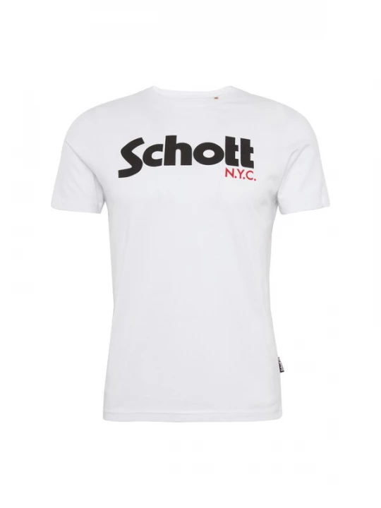 Foto van product Schott NYC Shirt rood / zwart / wit