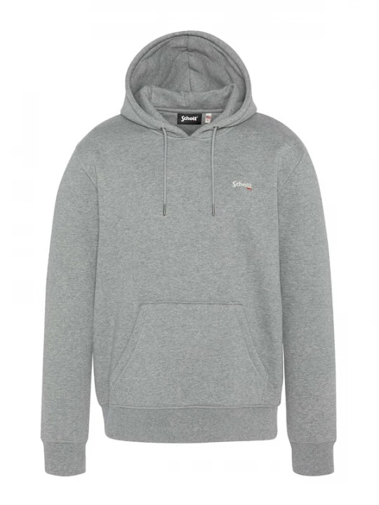 Foto van product Schott NYC Sweatshirt 'Casual2' grijs / rood / wit