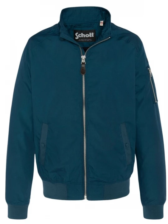 Foto van product Schott NYC Tussenjas 'Kenny' petrol / zwart