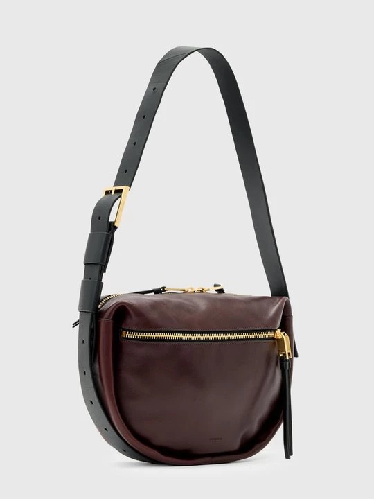 Foto van product Schoudertas AllSaints bordeauxrood