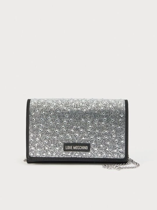 Foto van product Schoudertas LOVE MOSCHINO zilverkleurig