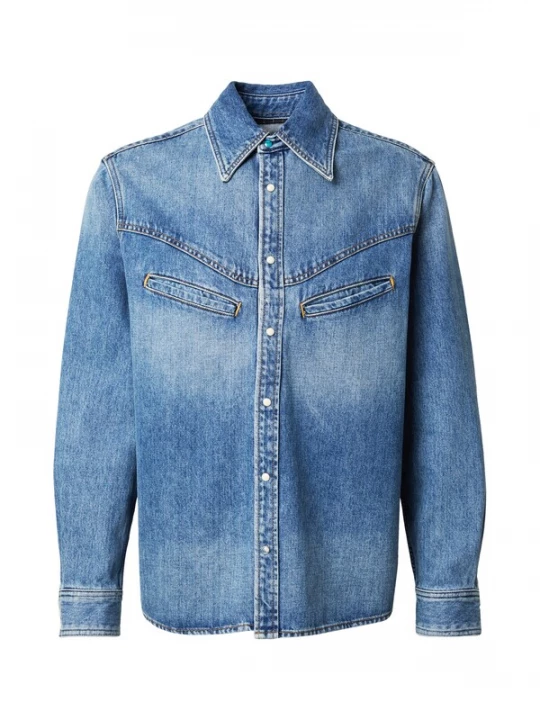 Foto van product SCOTCH & SODA Overhemd blauw denim