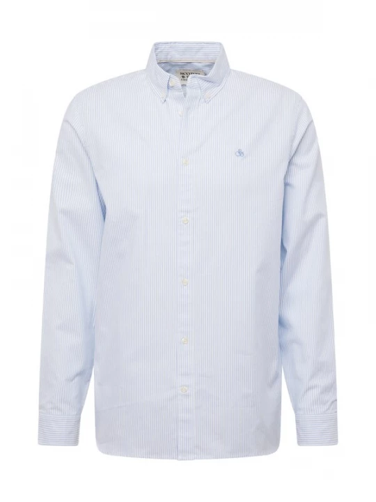 Foto van product SCOTCH & SODA Overhemd lichtblauw / wit
