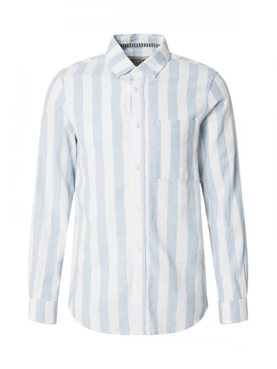 Foto van product SCOTCH & SODA Overhemd lichtblauw / wit