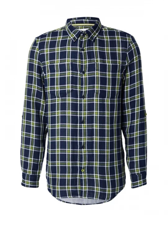 Foto van product SCOTCH & SODA Overhemd nachtblauw / kiwi / wit