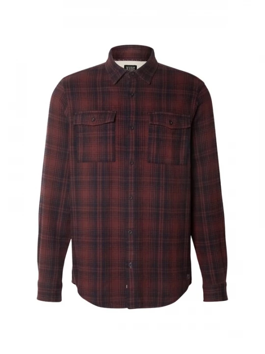 Foto van product SCOTCH & SODA Overhemd navy / bruin