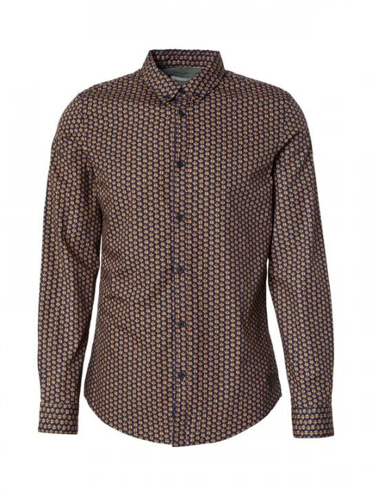 Foto van product SCOTCH & SODA Overhemd navy / lichtbruin / donkergroen