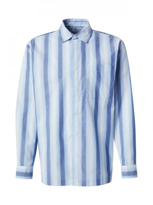 Foto van product SCOTCH & SODA Overhemd saffier / lichtblauw / offwhite