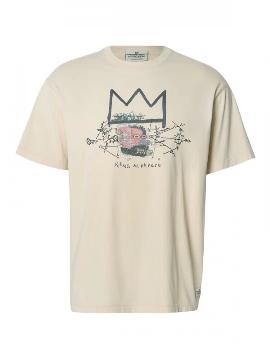 Foto van product SCOTCH & SODA Shirt beige / donkergrijs / lichtrood / zwart