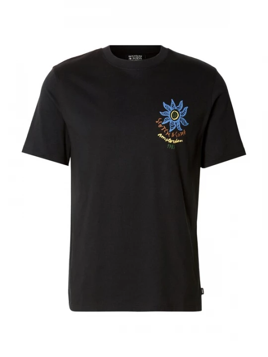 Foto van product SCOTCH & SODA Shirt blauw / geel / antraciet / groen