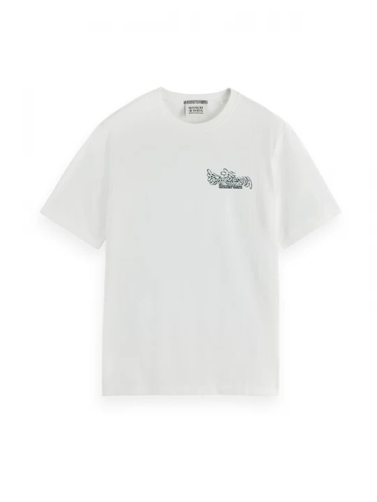 Foto van product SCOTCH & SODA Shirt marine / wit
