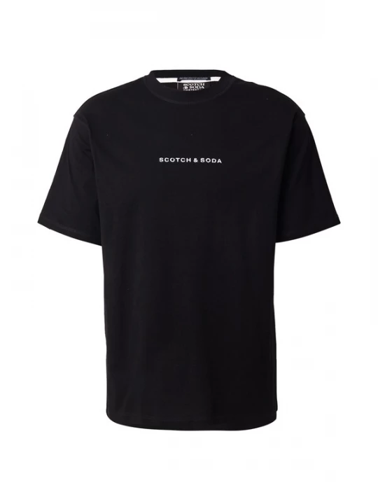 Foto van product SCOTCH & SODA Shirt zwart / wit