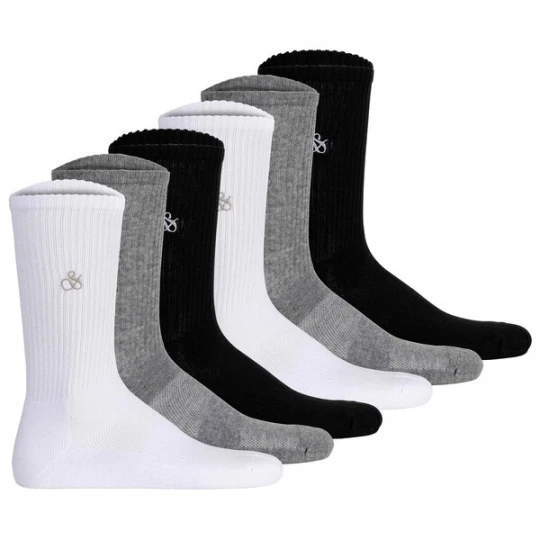 Foto van product SCOTCH & SODA Sokken grijs / zwart / wit