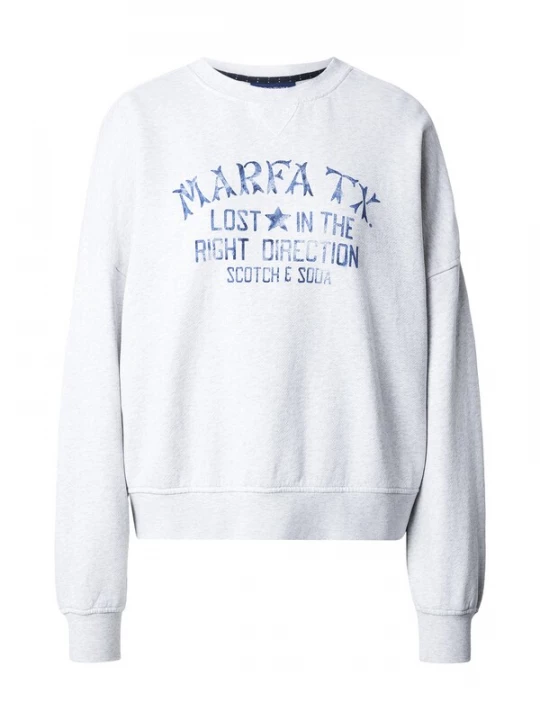Foto van product SCOTCH & SODA Sweatshirt blauw / lichtgrijs