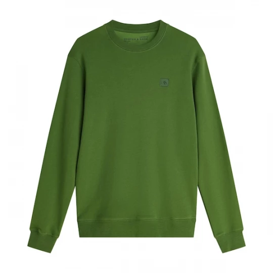 Foto van product SCOTCH & SODA Sweatshirt donkergroen