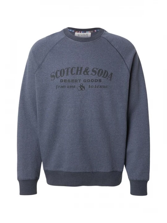 Foto van product SCOTCH & SODA Sweatshirt saffier / zwart