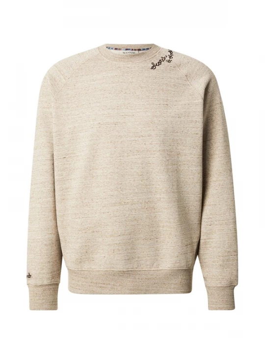 Foto van product SCOTCH & SODA Sweatshirt 'Space' donkerbruin / greige