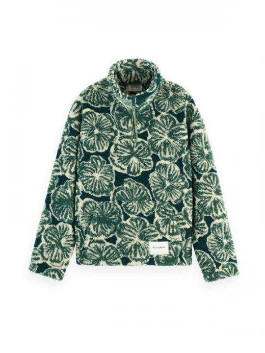 Foto van product SCOTCH & SODA Trui beige / groen / donkergroen