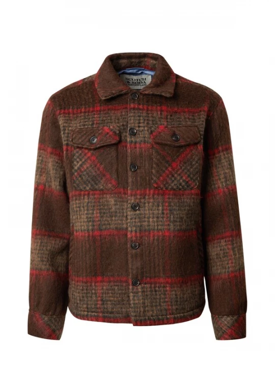 Foto van product SCOTCH & SODA Tussenjas beige / bruin / rood