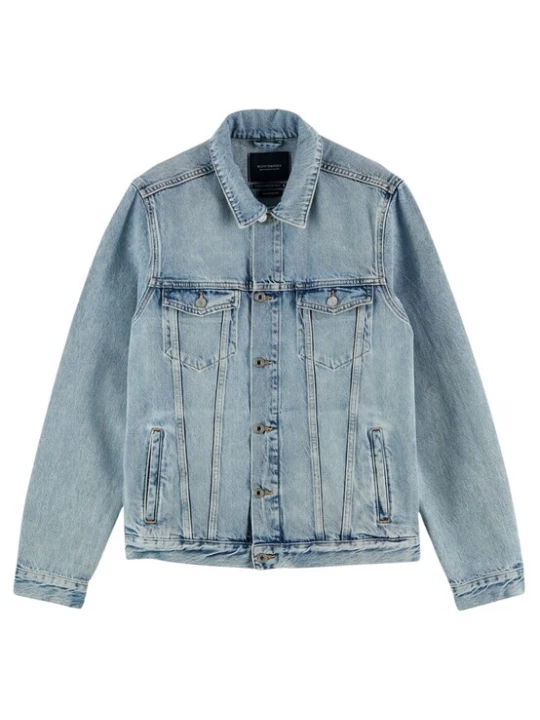 Foto van product SCOTCH & SODA Tussenjas 'Inbetween' blauw denim