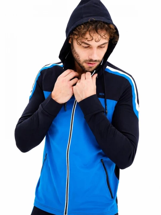 Foto van product SCR. Sportsweatvest 'MORO' blauw