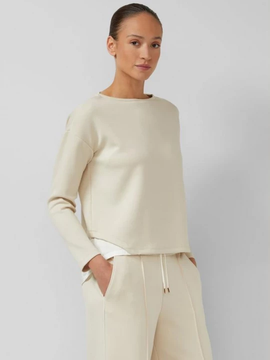 Foto van product Scuba sweatshirt in een gelaagde look s.Oliver