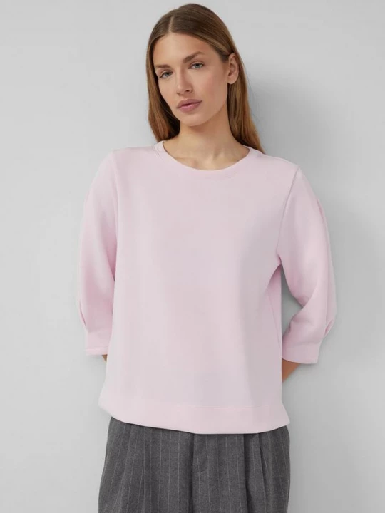 Foto van product Scuba sweatshirt met 3 / 4 mouwen s.Oliver roze