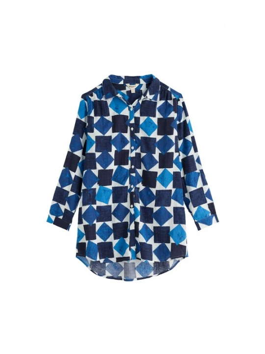 Foto van product Seasalt Cornwall Blouse blauw / navy / wit