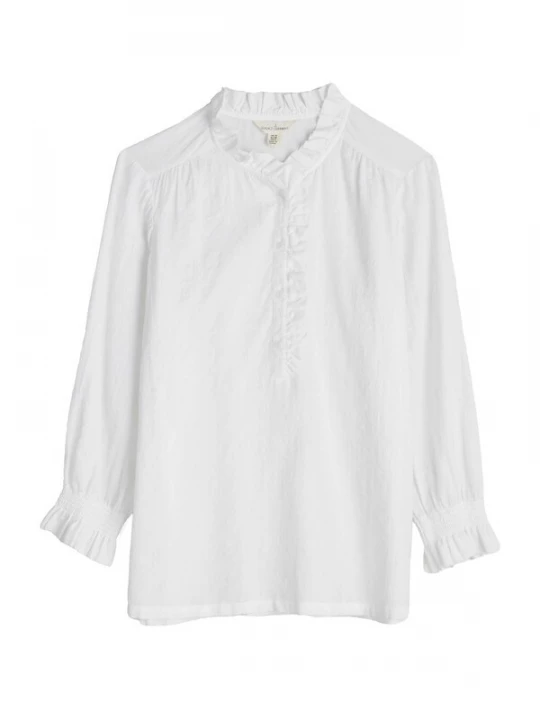 Foto van product Seasalt Cornwall Blouse 'Feather Star' wit