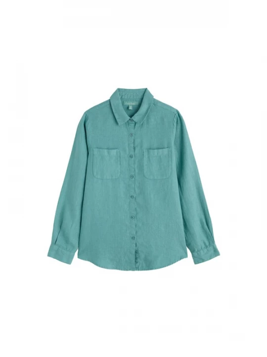 Foto van product Seasalt Cornwall Blouse 'Hazel Branch' cyaan blauw