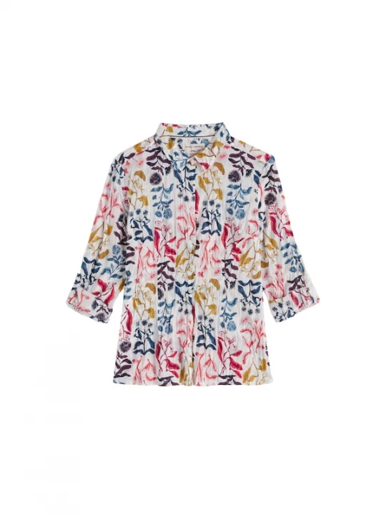 Foto van product Seasalt Cornwall Blouse 'Larissa' marine / geel / rood / wit