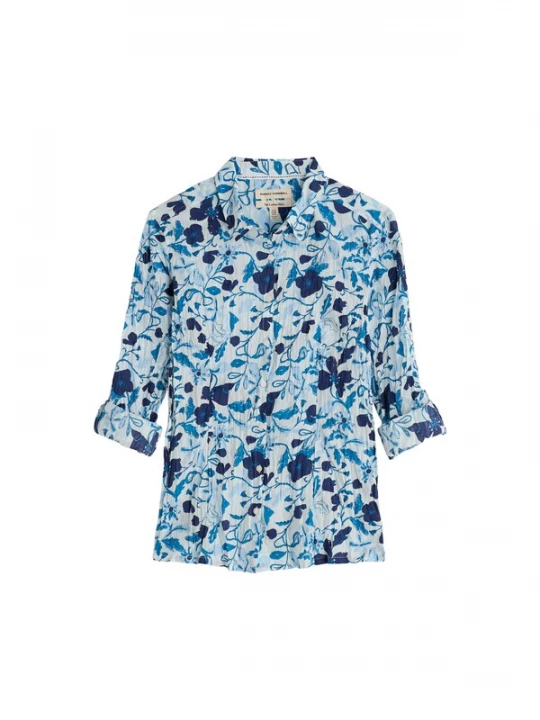 Foto van product Seasalt Cornwall Blouse 'Larissa' marine / lichtblauw / petrol