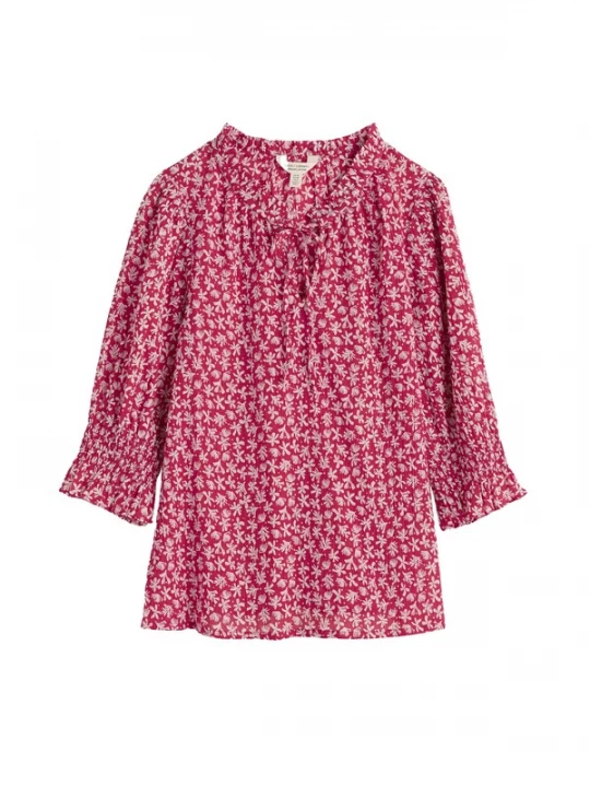 Foto van product Seasalt Cornwall Blouse purper / offwhite