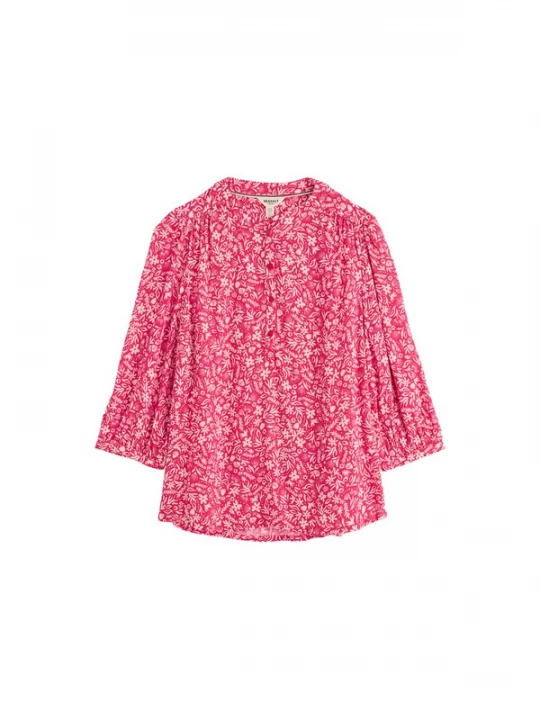 Foto van product Seasalt Cornwall Blouse 'Willow Path' pink / wit