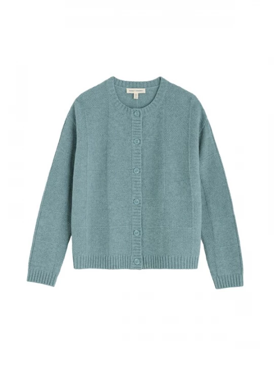 Foto van product Seasalt Cornwall Gebreid vest 'Coweth' petrol