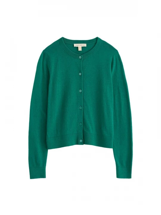Foto van product Seasalt Cornwall Gebreid vest 'Dancing Light' groen