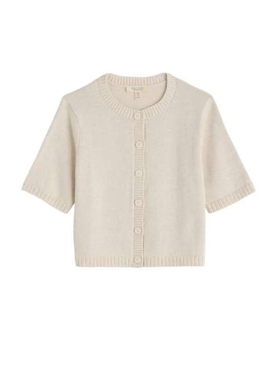 Foto van product Seasalt Cornwall Gebreid vest 'Gillan Creek' crème