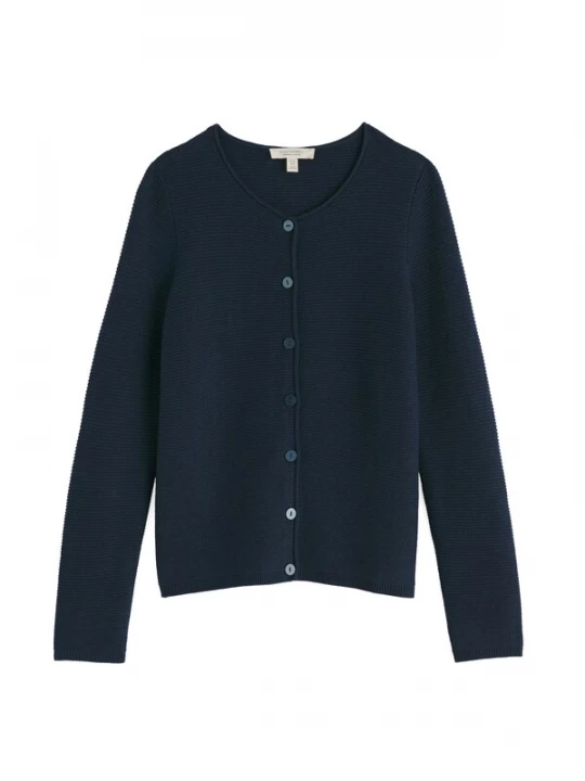 Foto van product Seasalt Cornwall Gebreid vest 'Makers' marine