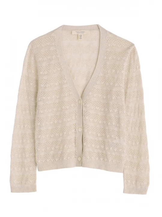 Foto van product Seasalt Cornwall Gebreid vest 'Sweet Day' beige