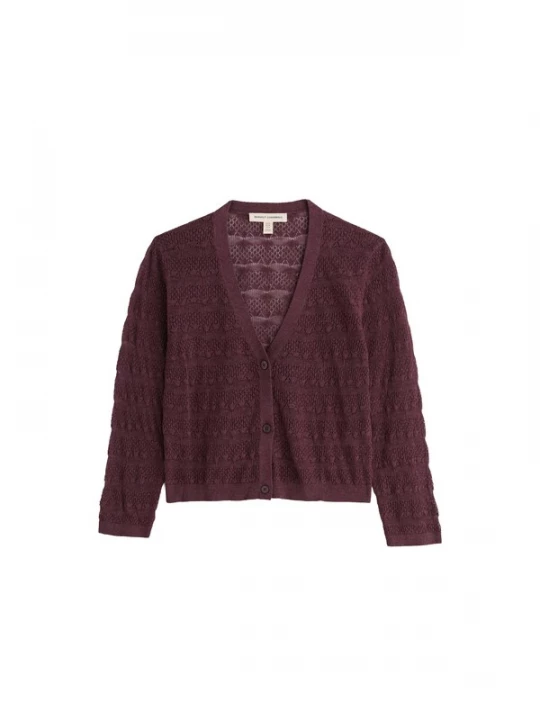 Foto van product Seasalt Cornwall Gebreid vest 'Sweet Day' bruin
