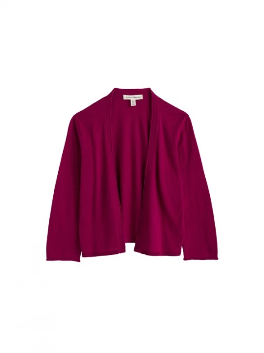 Foto van product Seasalt Cornwall Gebreid vest 'Vanessa' donkerroze