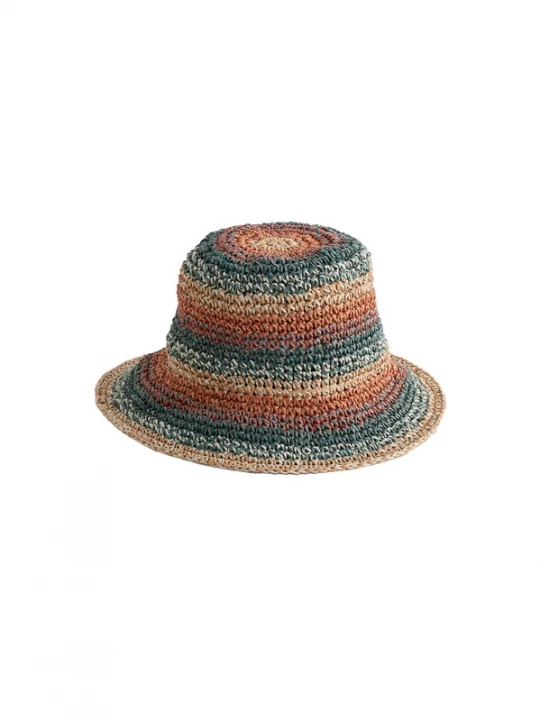 Foto van product Seasalt Cornwall Hoed beige / lichtbeige / spar / oranje
