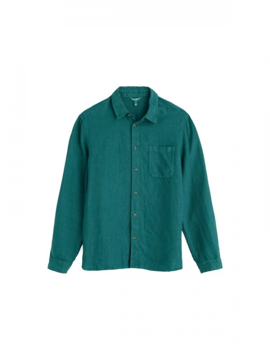 Foto van product Seasalt Cornwall Overhemd 'Curator' petrol