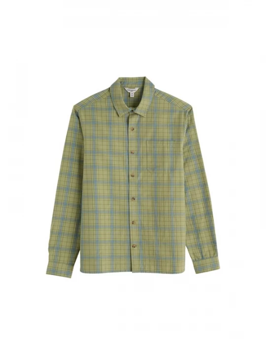 Foto van product Seasalt Cornwall Overhemd lichtblauw / groen / pastelgroen