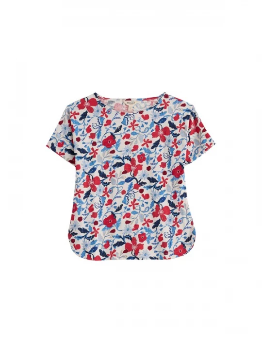 Foto van product Seasalt Cornwall Shirt 'Bryher View' navy / azuur / rood / wit