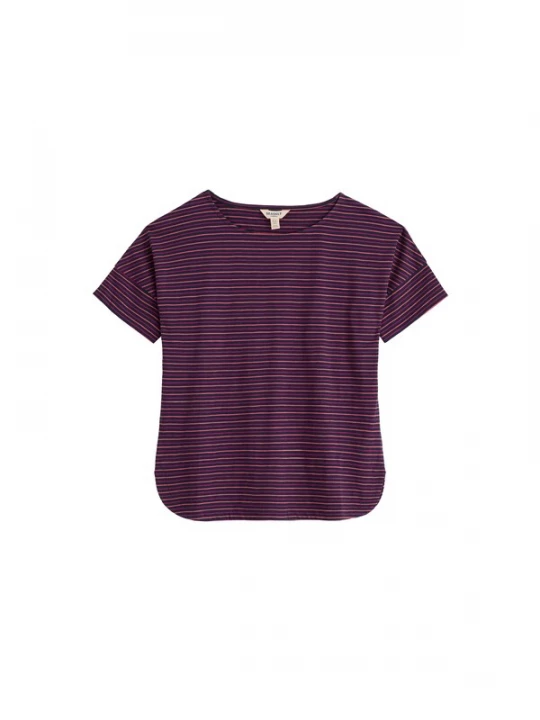 Foto van product Seasalt Cornwall Shirt 'Bryher View' navy / oranje / magenta