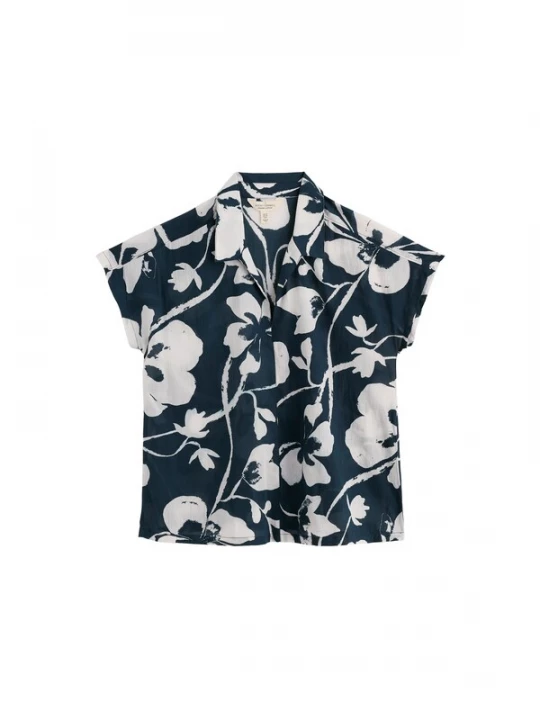 Foto van product Seasalt Cornwall Shirt 'Deep Lane' marine / wit