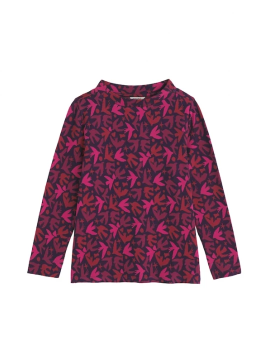 Foto van product Seasalt Cornwall Shirt 'Field Glass' pink / zwart
