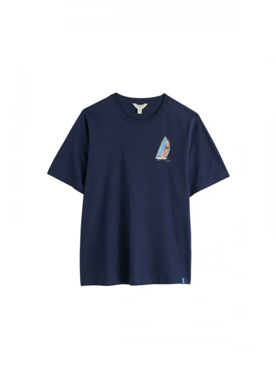 Foto van product Seasalt Cornwall Shirt 'Loggerhead' navy / lichtblauw / lichtrood / wit